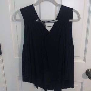 Black stretchy free people top